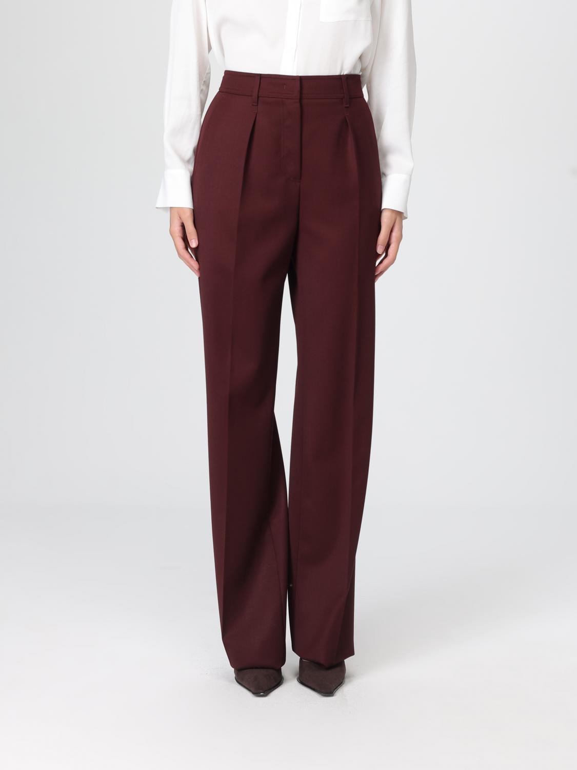 MAX MARA Pants Woman color Cherry　MAX MARA パンツ ウーマンカラー チェリー MAX