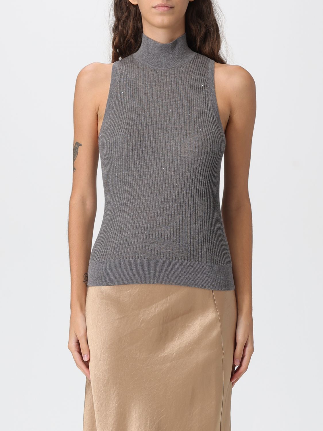 Max Mara Sweater Woman Studio In Gray