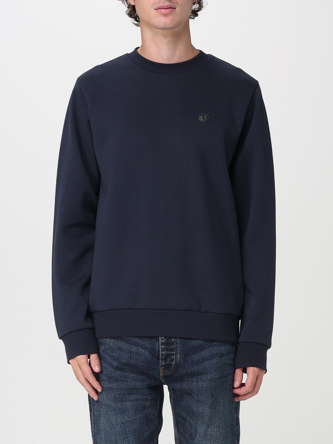 Hugo Boss Sweatshirt Boss Men Color Blue In Blue