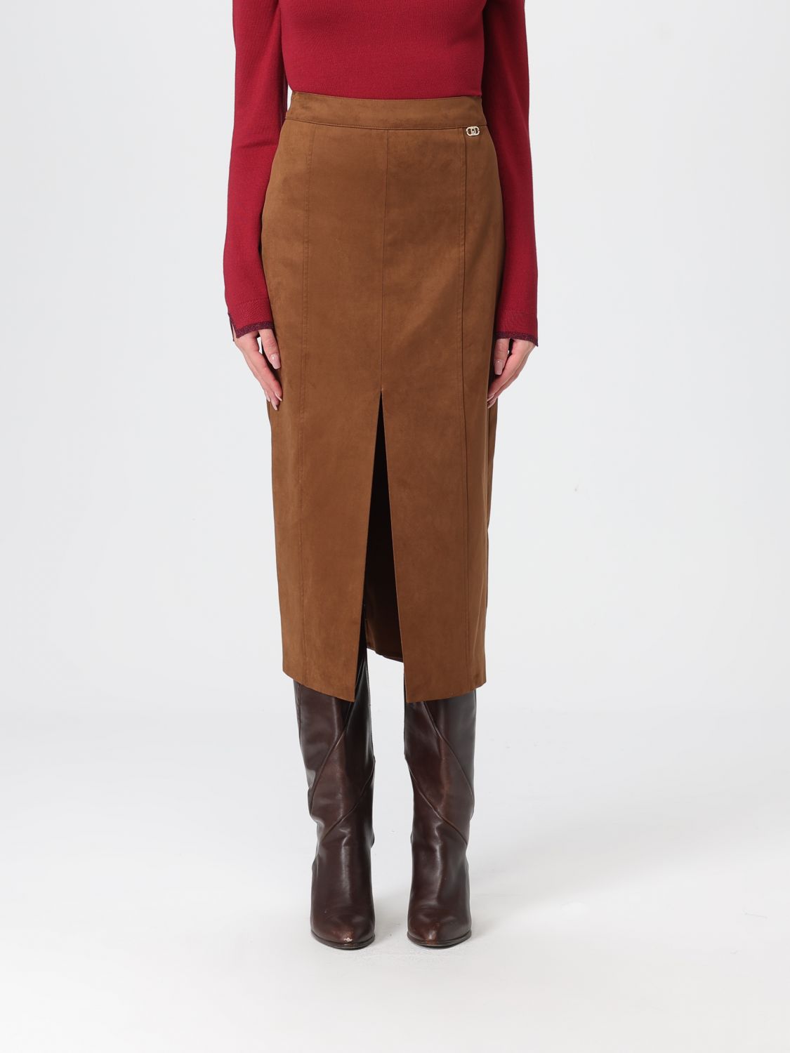 Liu •jo Skirt Liu Jo Woman Color Brown In Brown