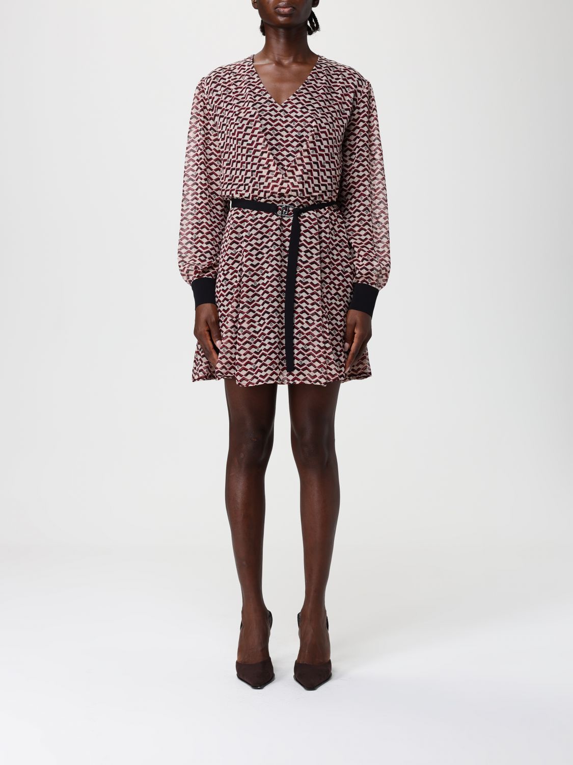 Liu •jo Dress Liu Jo Woman Color White In Pink