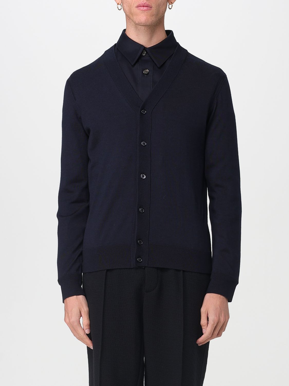 Paolo Pecora Cardigan  Men Color Blue In Blue