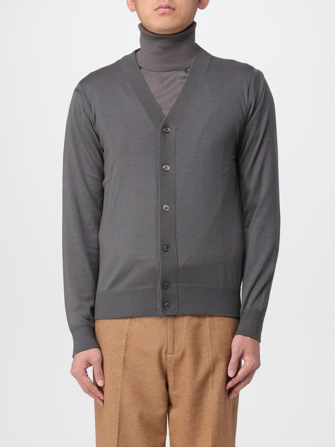 Paolo Pecora Cardigan  Men Color Grey In Gray