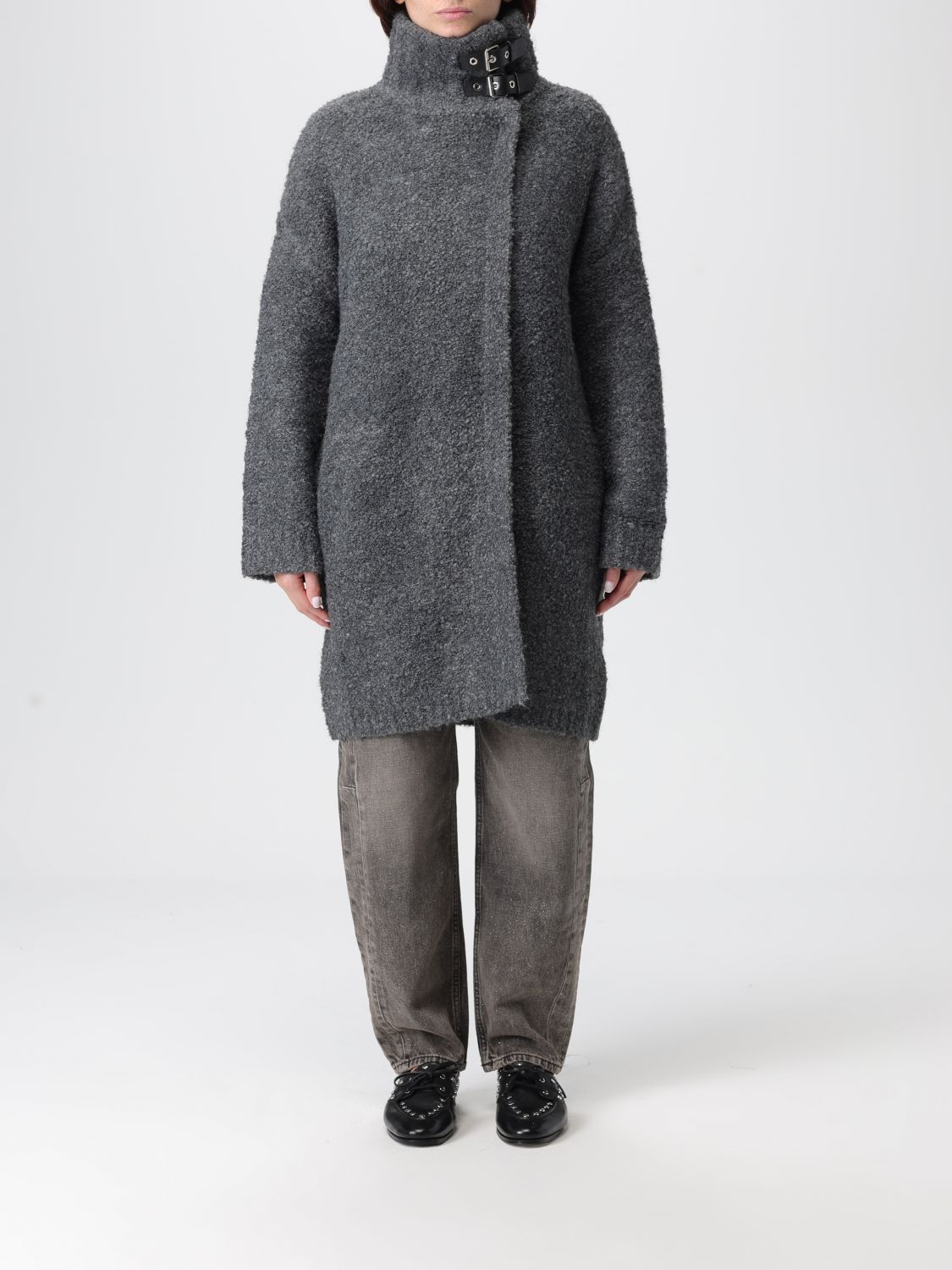 Liu •jo Coat Liu Jo Woman Color Grey In Gray
