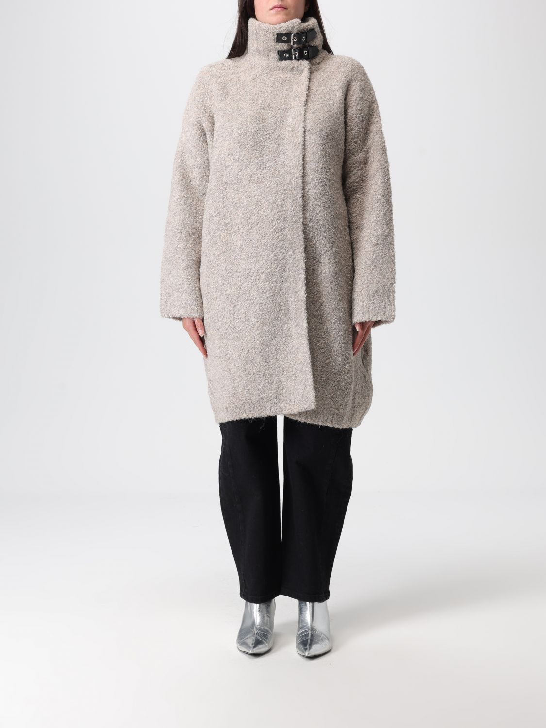 Liu •jo Coat Liu Jo Woman Color Beige In Neutral