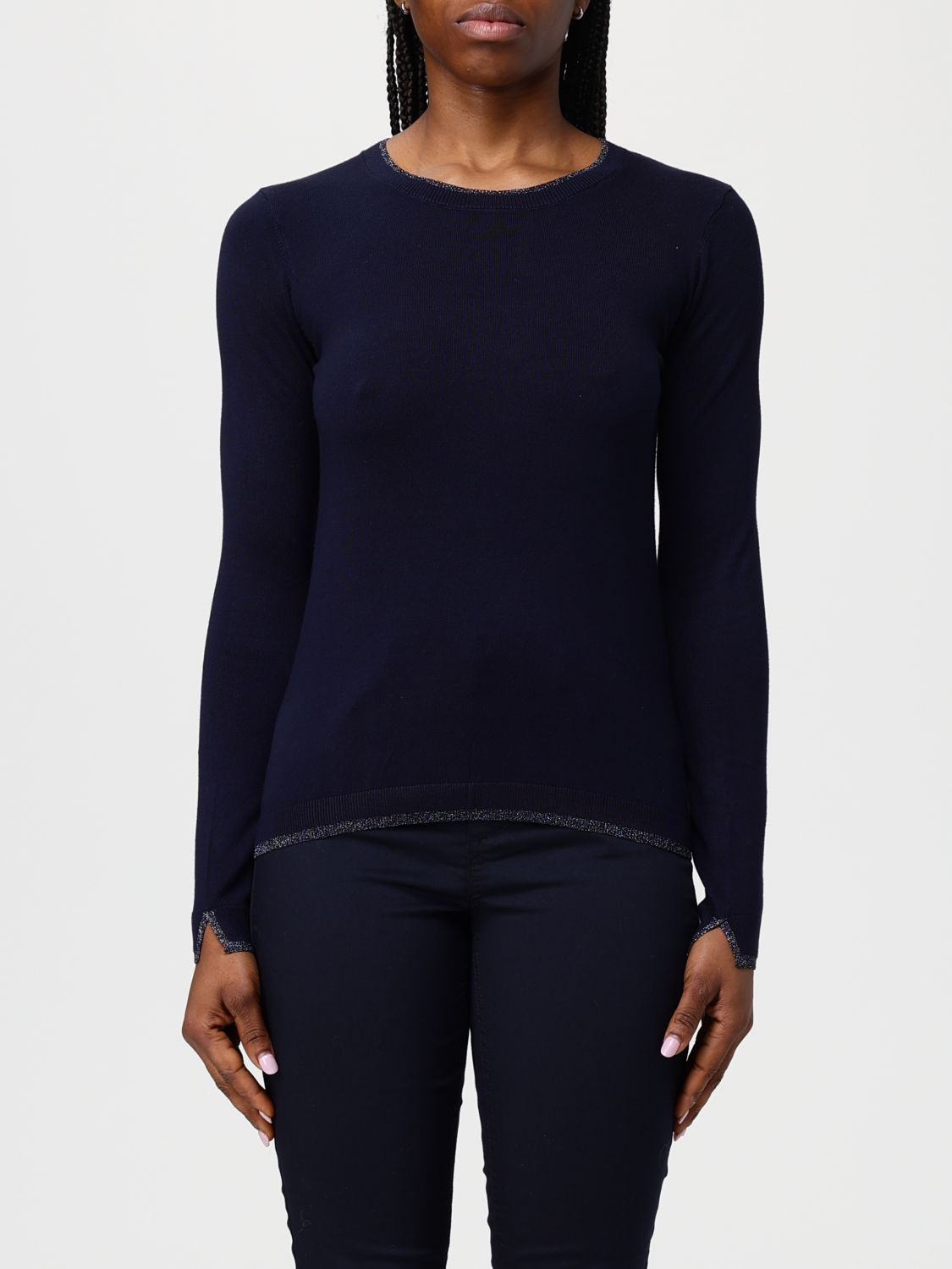 Liu •jo Sweater Liu Jo Woman Color Blue In Blue