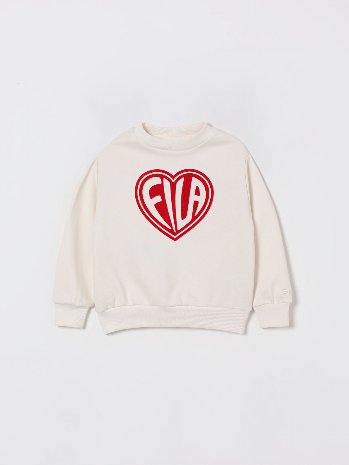 Fila Sweater  Kids Color Yellow Cream In Neutral
