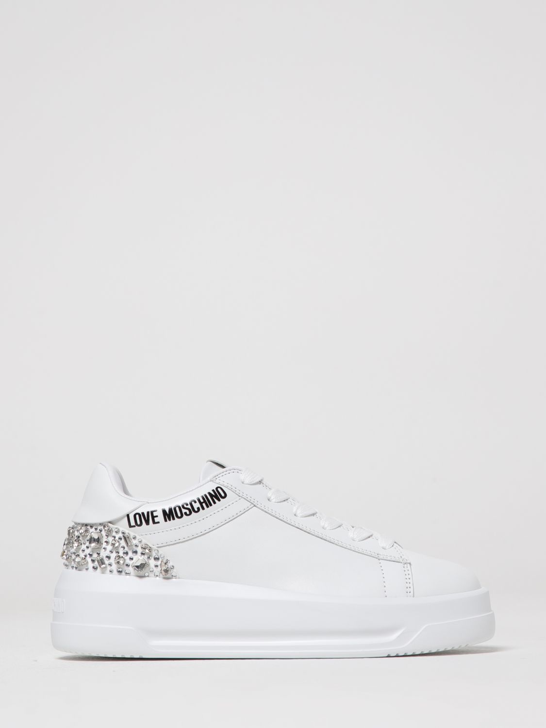 Love Moschino Sneakers  Woman Color White In White