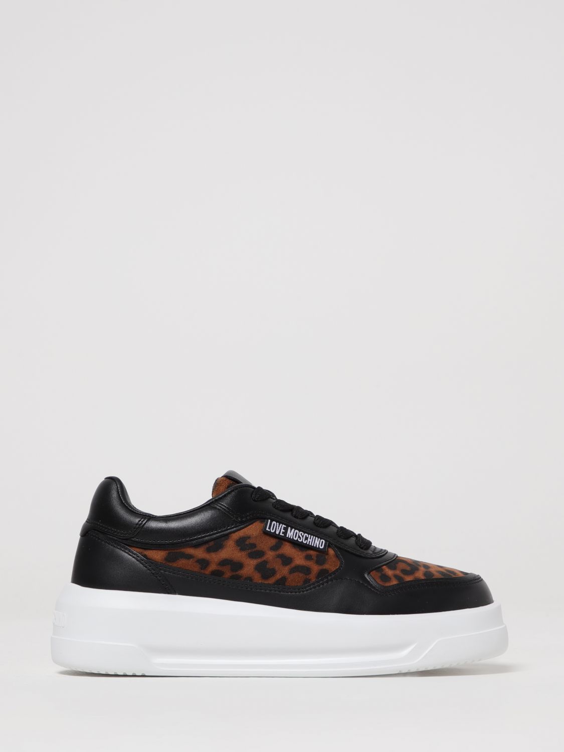 Love Moschino Sneakers Woman Color Brown In Black