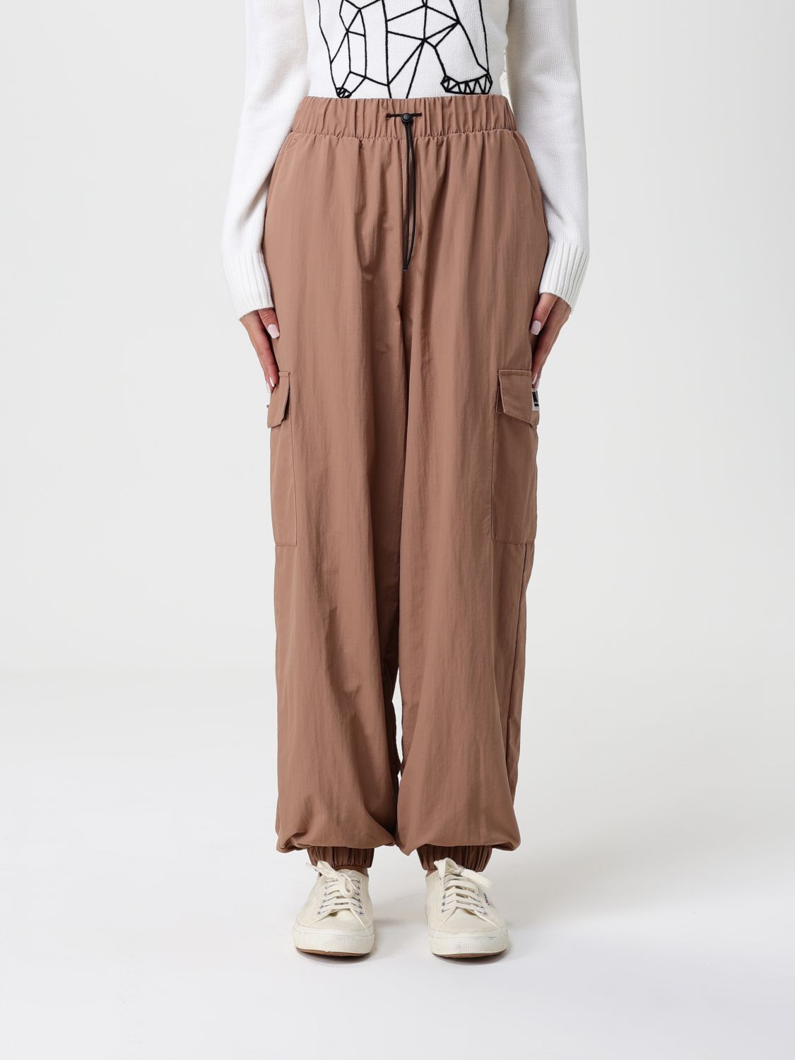 Ea7 Pants  Woman Color Brown In Brown