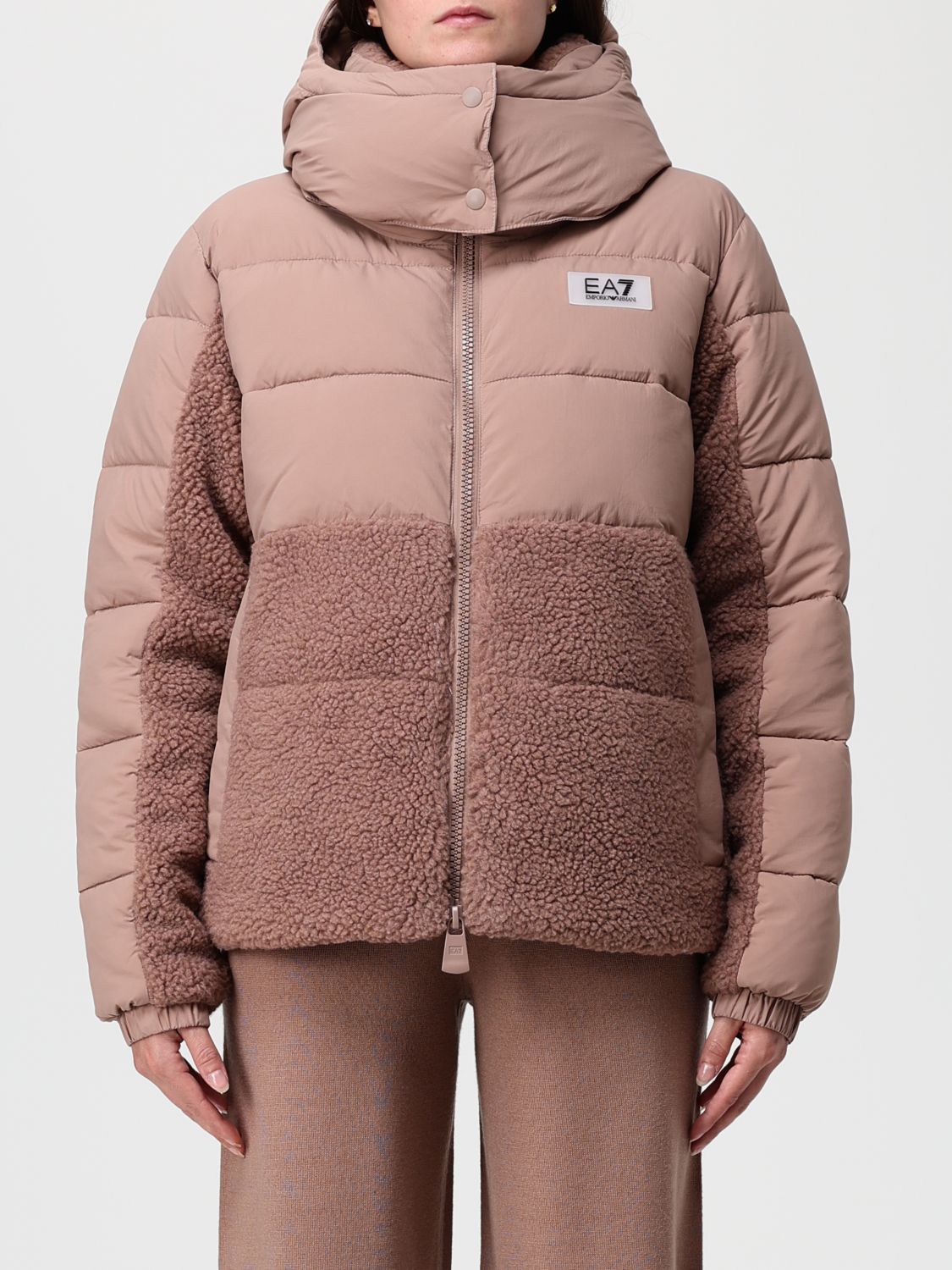 Ea7 Jacket  Woman Color Pink In Pink