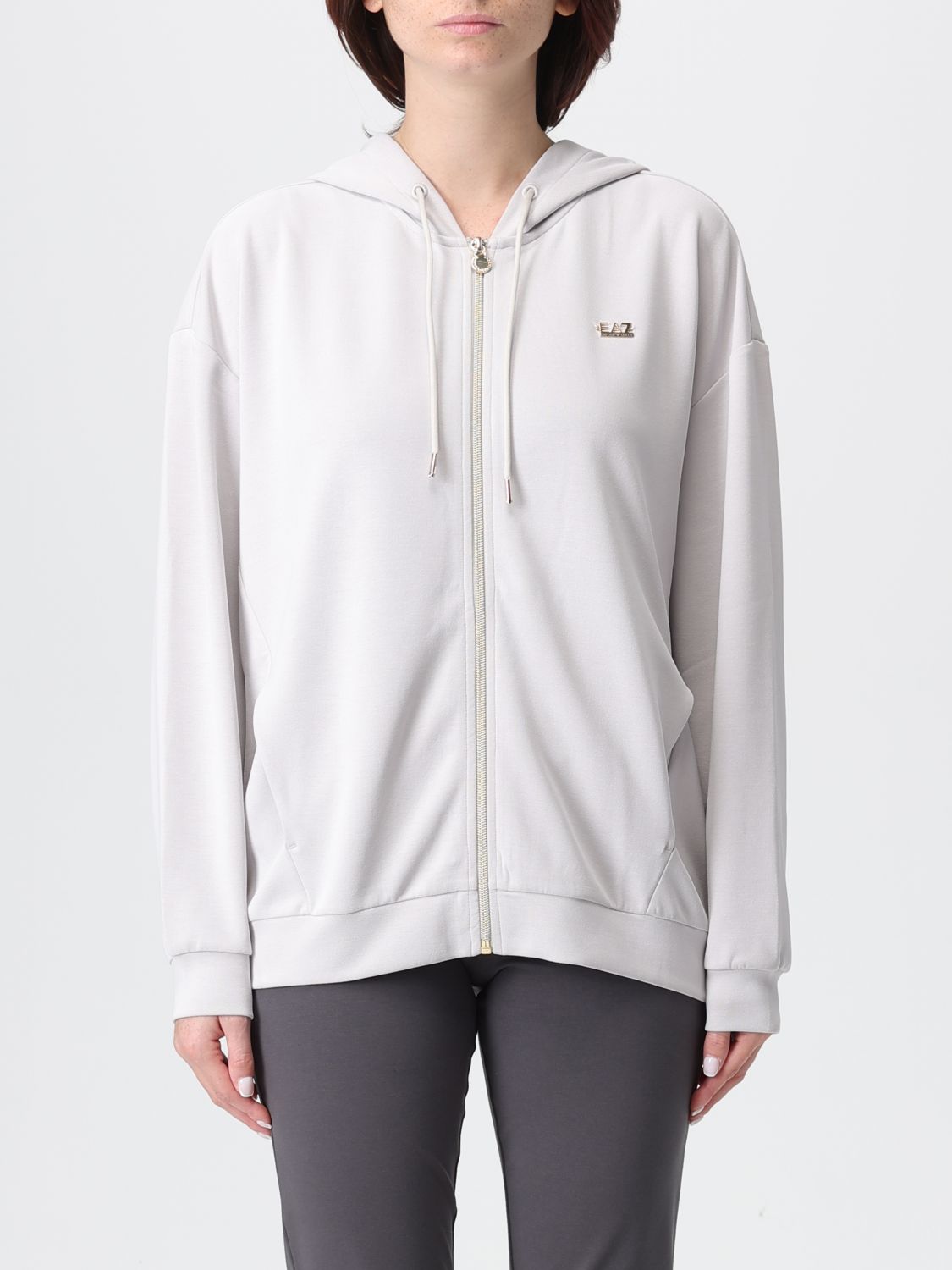 Ea7 Sweatshirt  Woman Color Ice In Multi