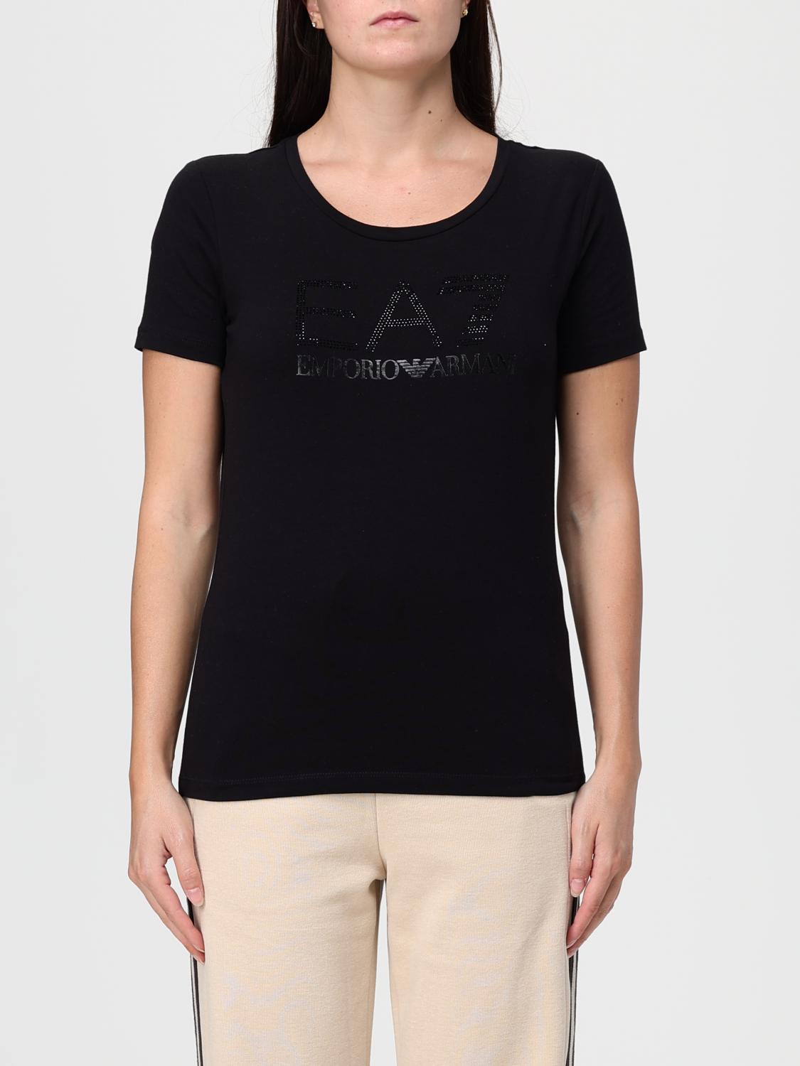 EA7 T-Shirt Damen Farbe Schwarz