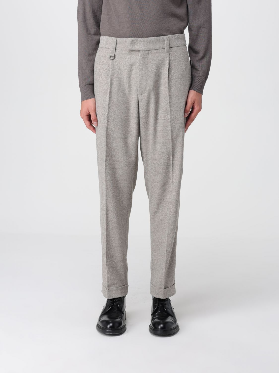Paolo Pecora Pants  Men Color Beige In Gray