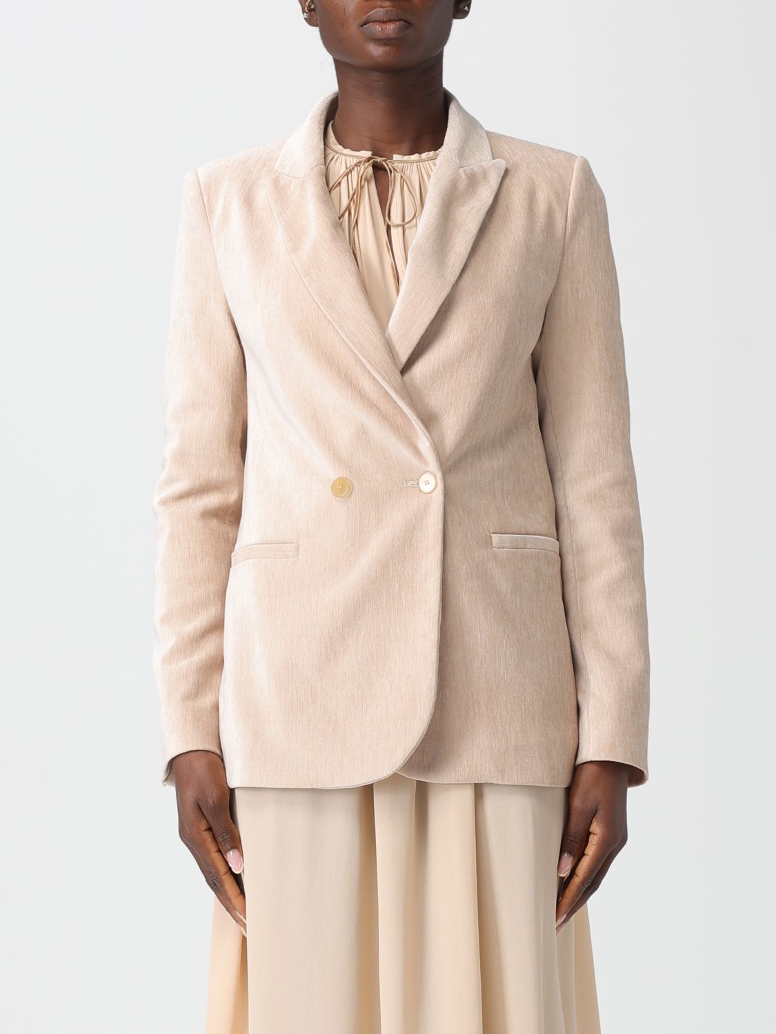 Forte Forte Jacket Woman Color Beige In Neutral