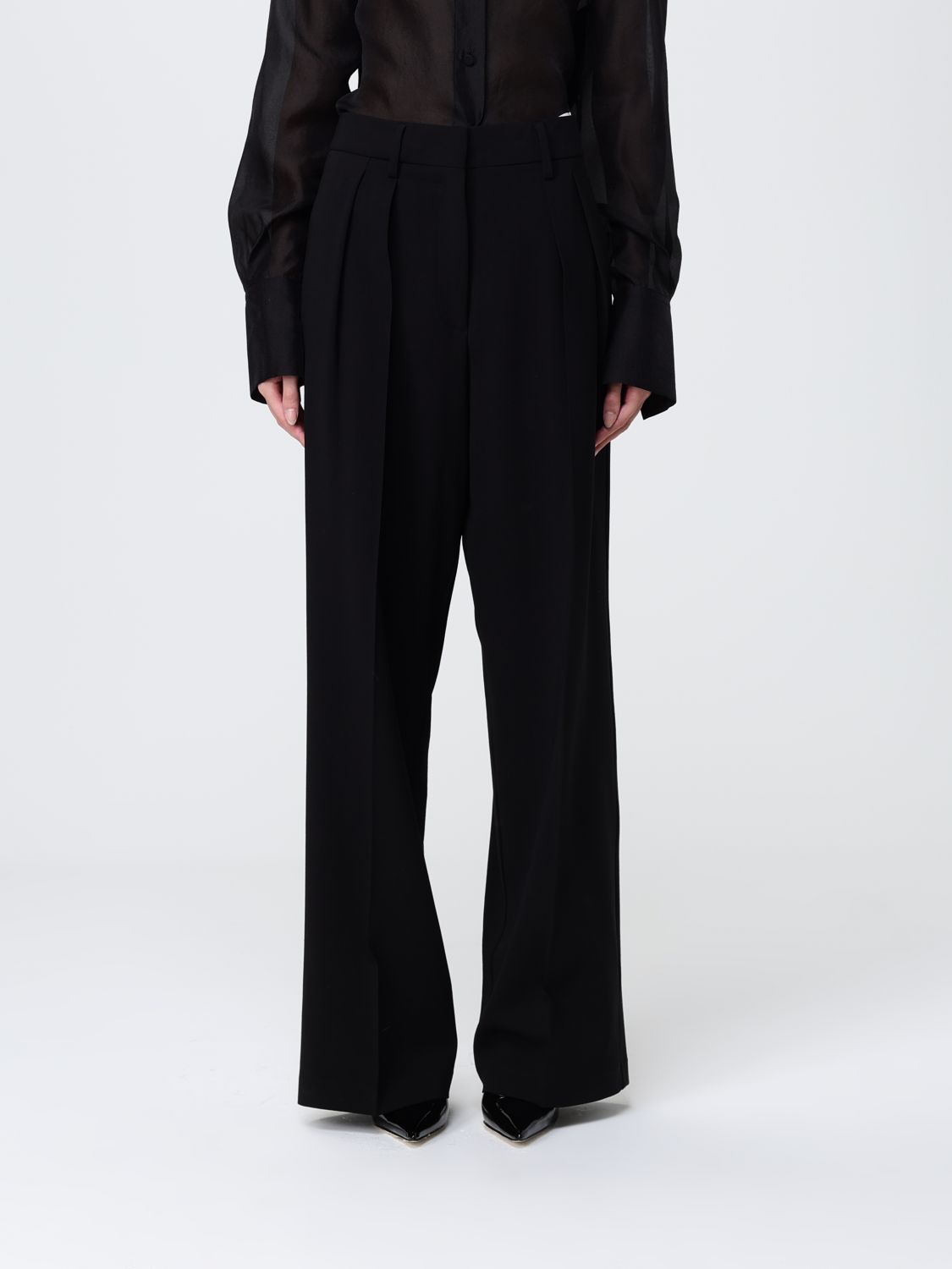 Forte Forte Pants Woman Color Black In Black