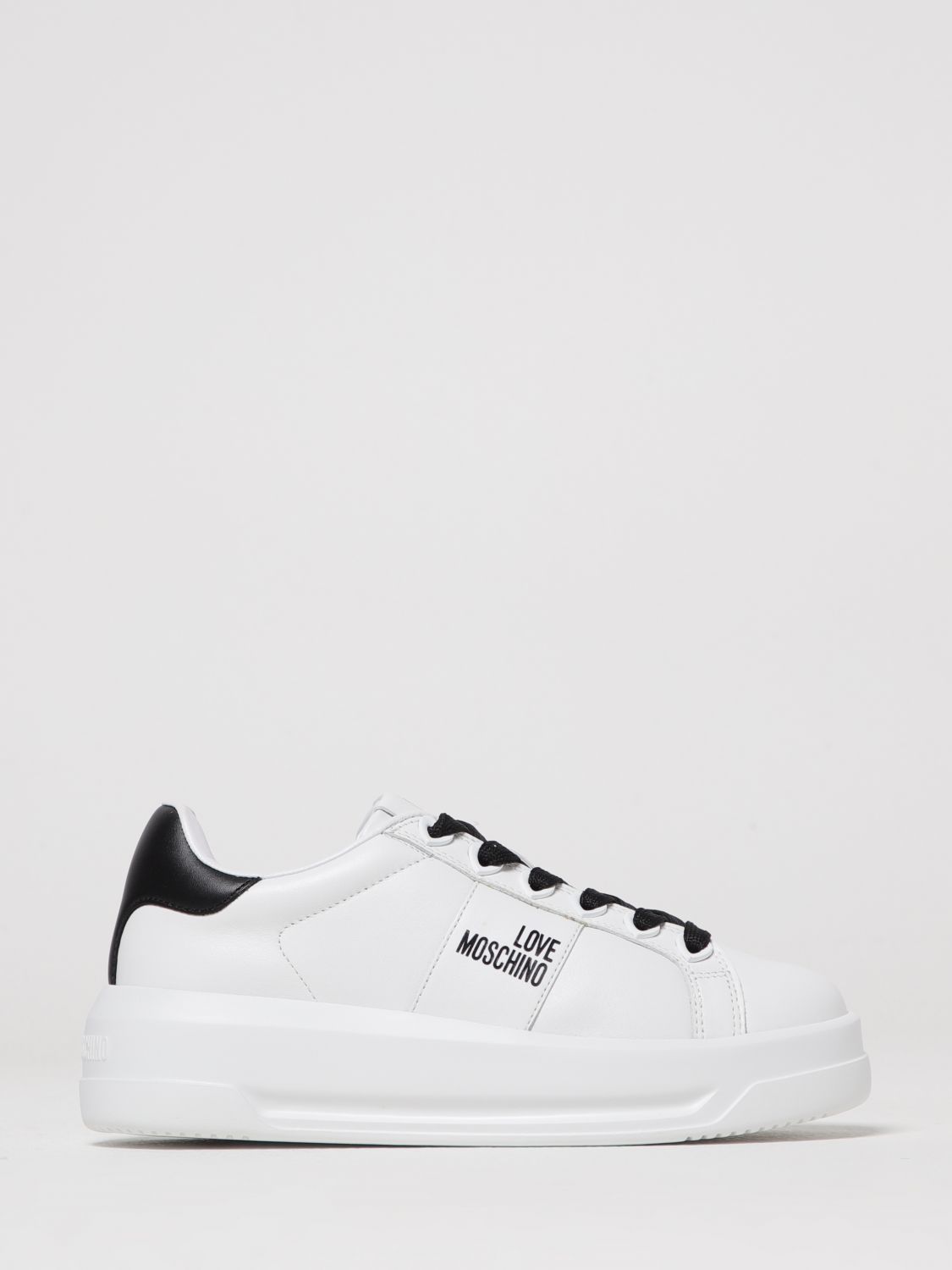 Love Moschino Sneakers  Woman Color White In White