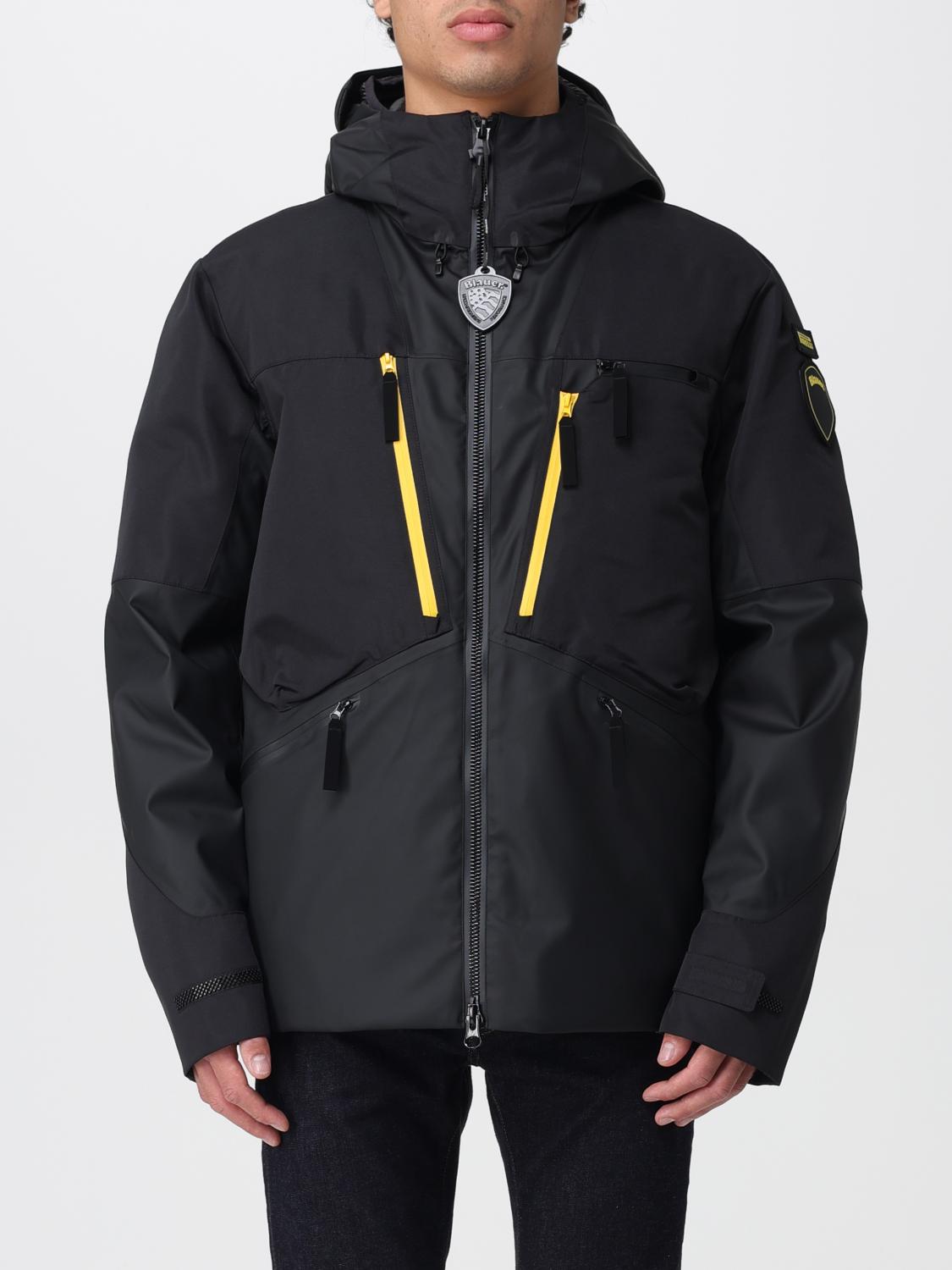 Blauer Coat  Men Color Black In Black