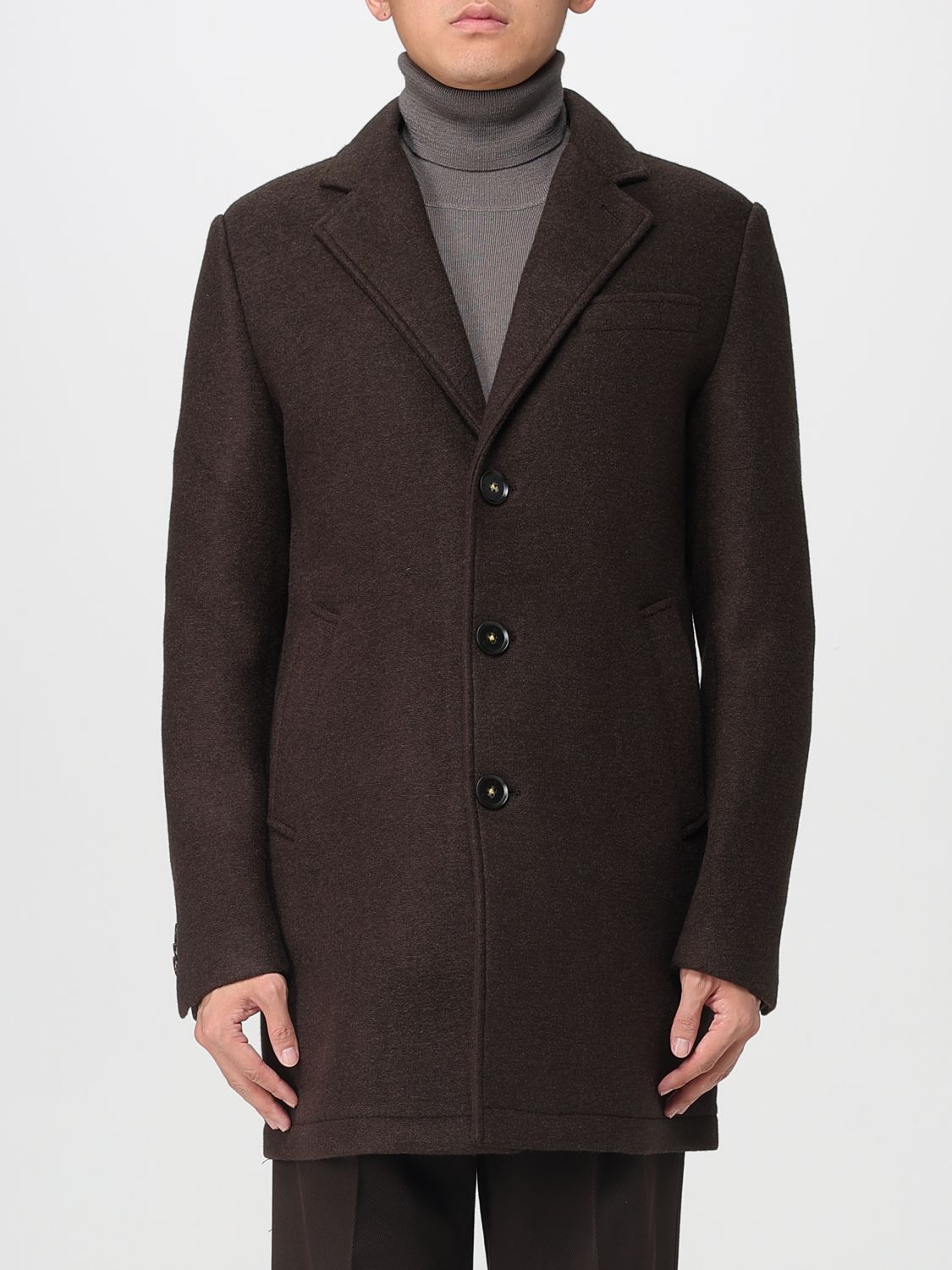 Manuel Ritz Coat  Men Color Brown In Brown