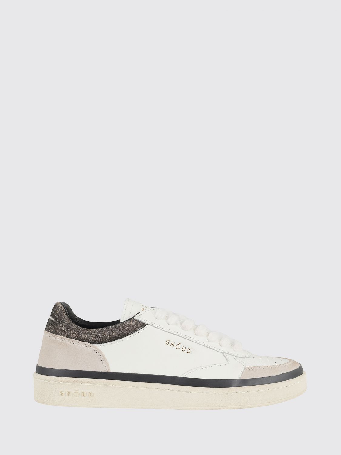 Ghoud Low-top Sneakers With Suede Inserts In Black