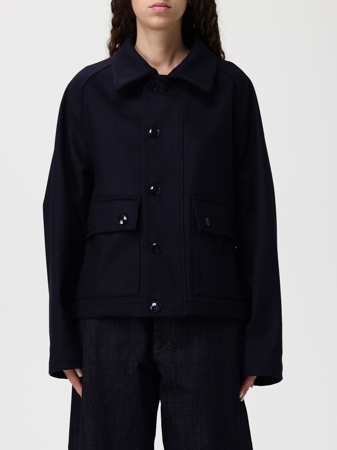 Barena Venezia Coat Barena Woman Color Navy In Blue