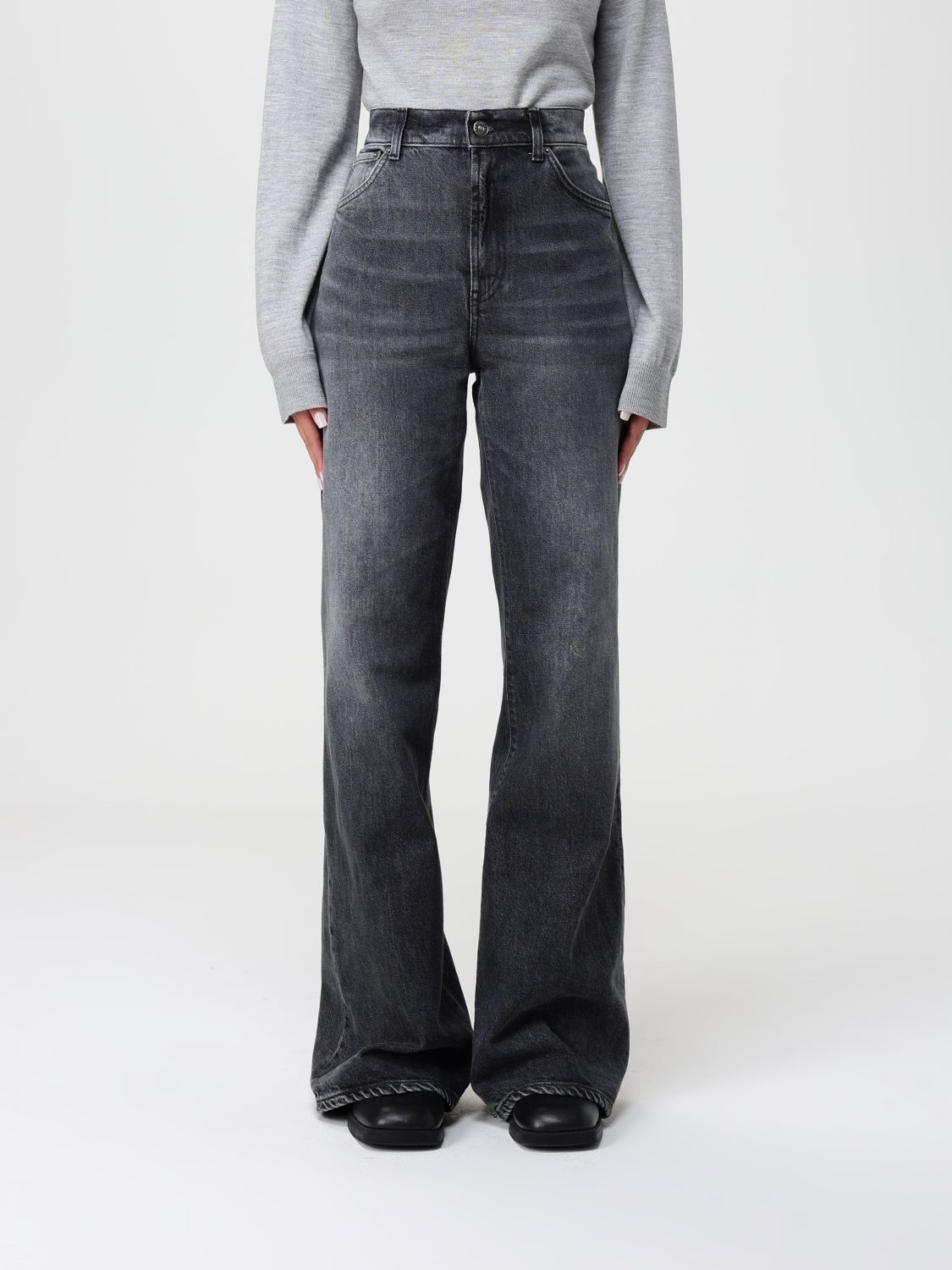 Dondup Jeans  Woman Color Black In Multi