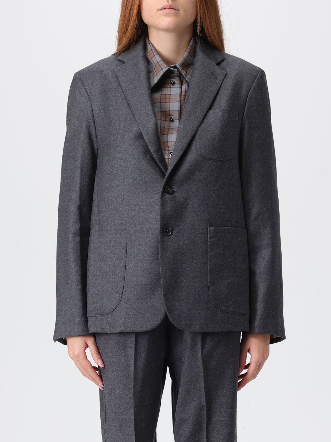 Barena Venezia Blazer Barena Woman Color Grey In Gray