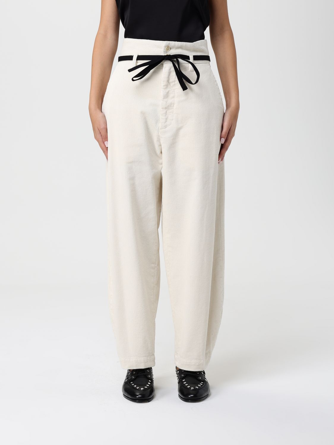 Barena Venezia Pants Barena Woman Color Ivory In Multi