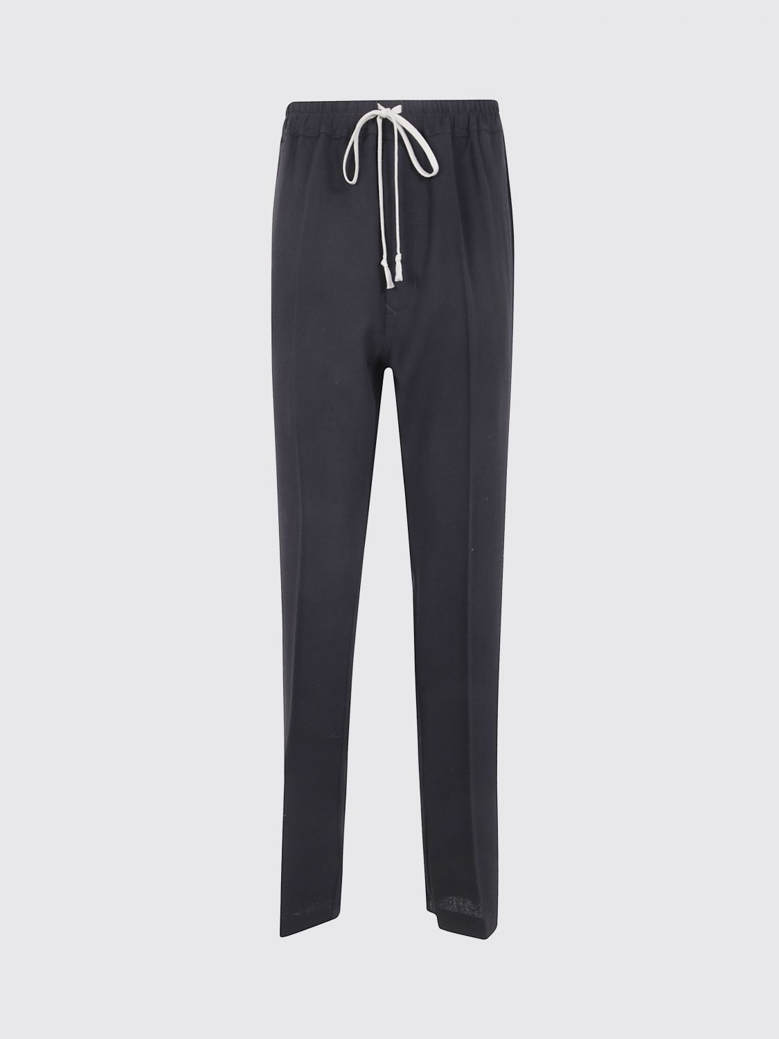 Rick Owens Concordians Drawstring Pocket Trousers In Black