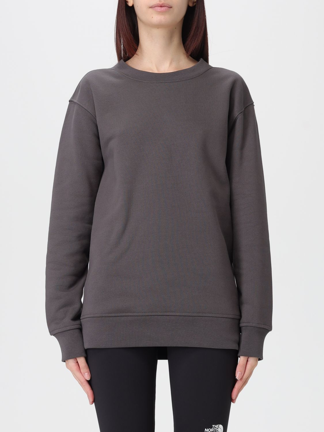 The North Face Sweatshirt  Woman Color Grey In Brown