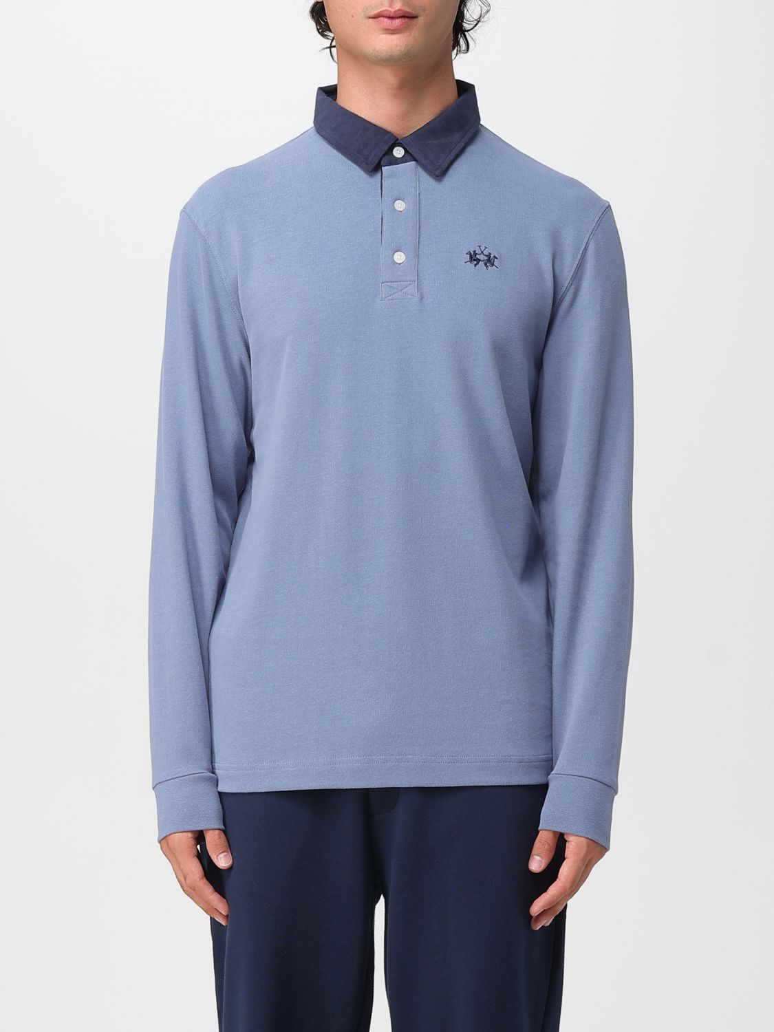 La Martina Sweater  Men Color Blue In Blue