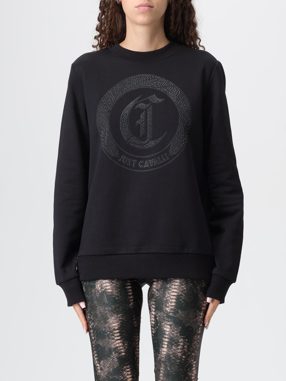 JUST CAVALLI Sweatshirt Damen Farbe Schwarz
