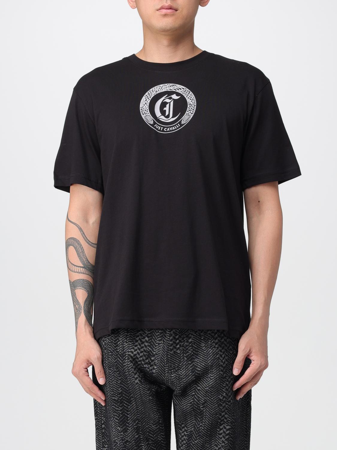 JUST CAVALLI T-Shirt Herren Farbe Schwarz