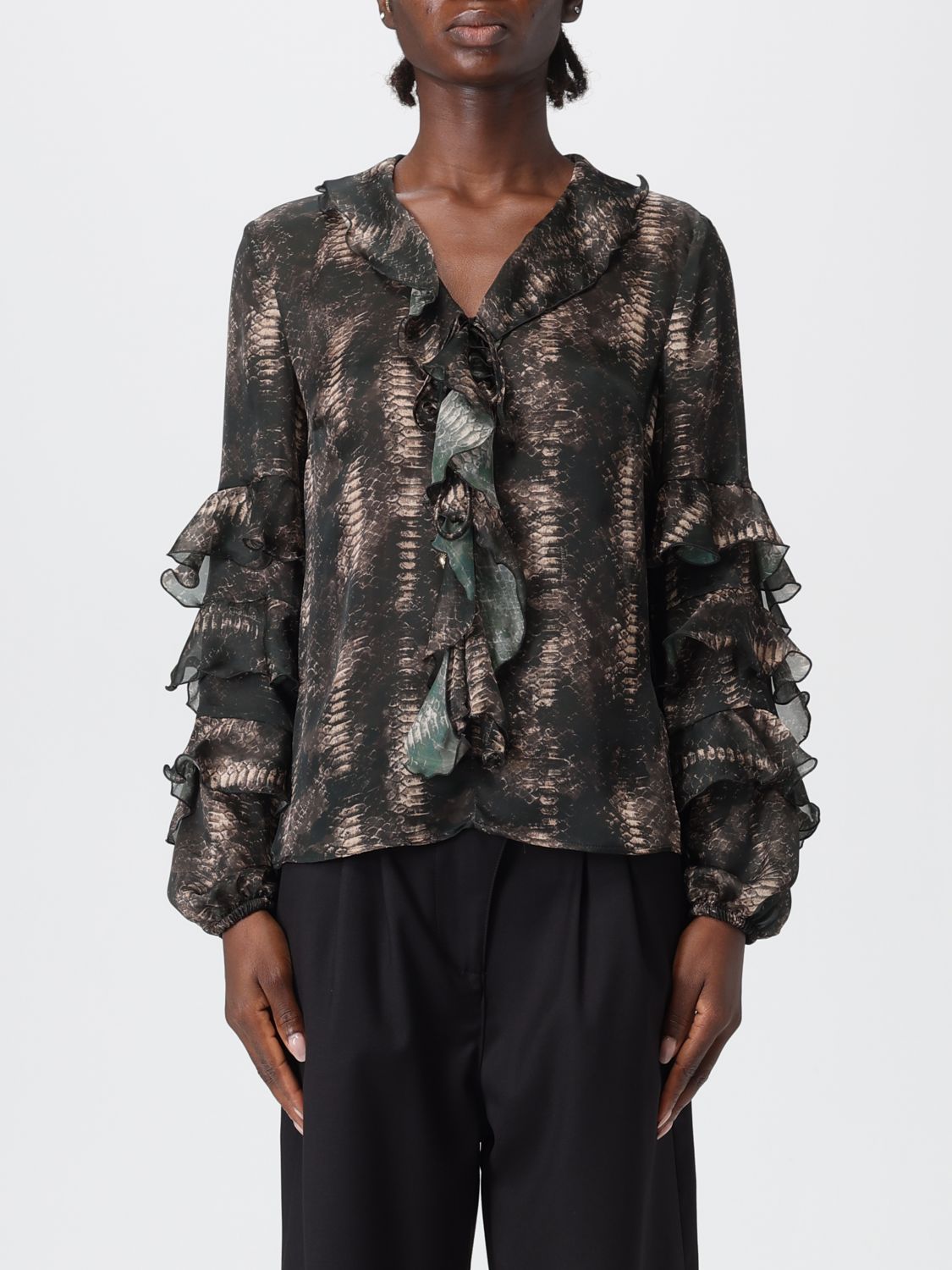 Just Cavalli Top  Woman Color Brown In Brown