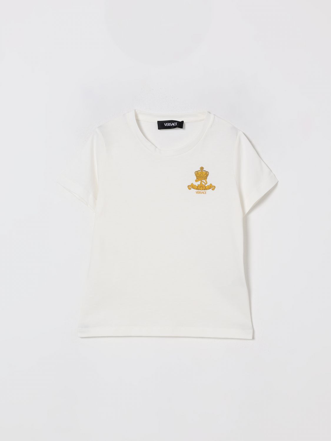 Versace T-shirt  Kids Color White In White