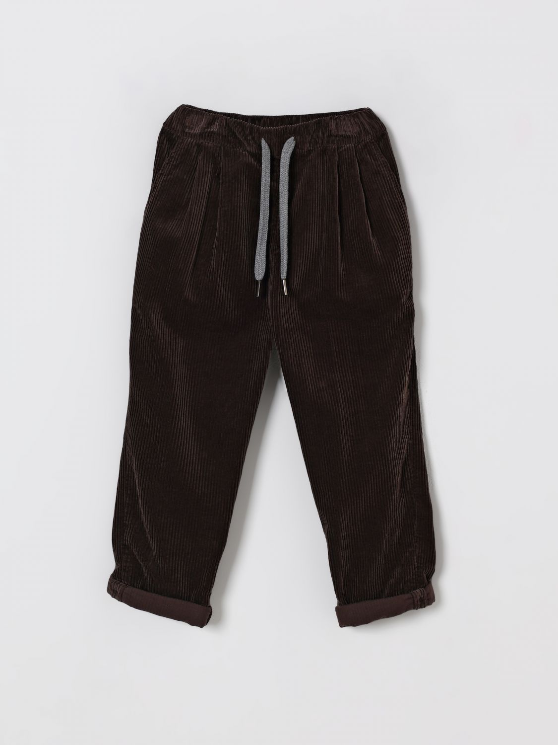 Brunello Cucinelli Pants  Kids Color Dark In Brown