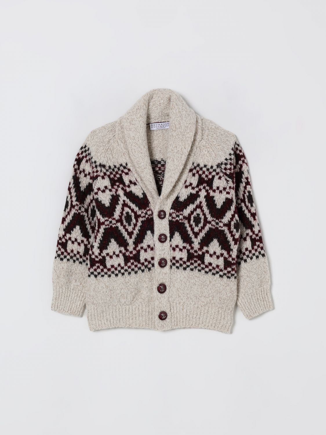 Brunello Cucinelli Sweater  Kids Color Beige In Multi