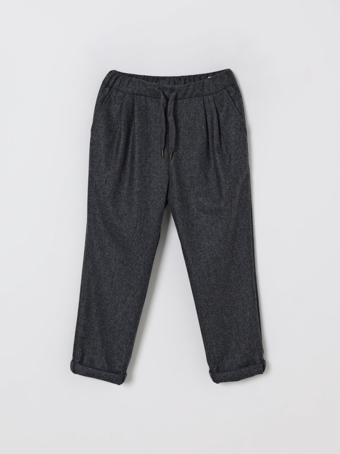 Brunello Cucinelli Pants  Kids Color Grey In Black