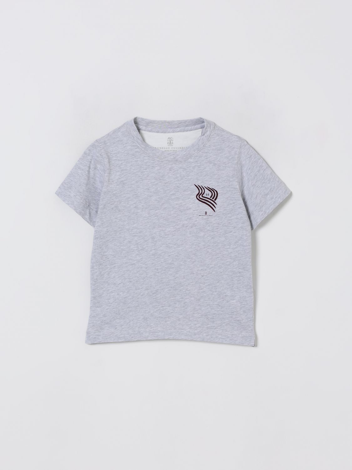 Brunello Cucinelli T-shirt  Kids Color Grey In Gray