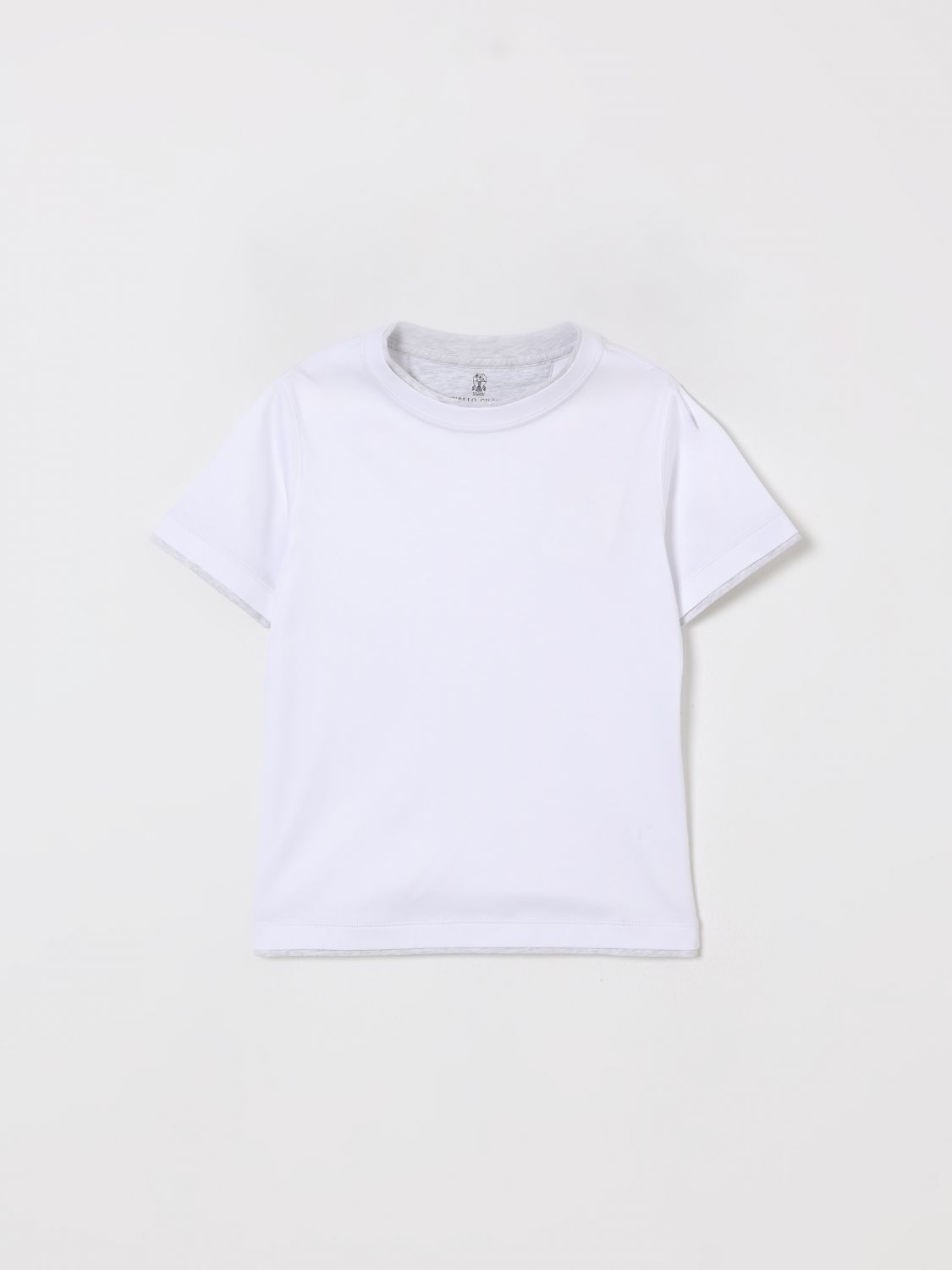 Brunello Cucinelli T-shirt  Kids Color White In Multi