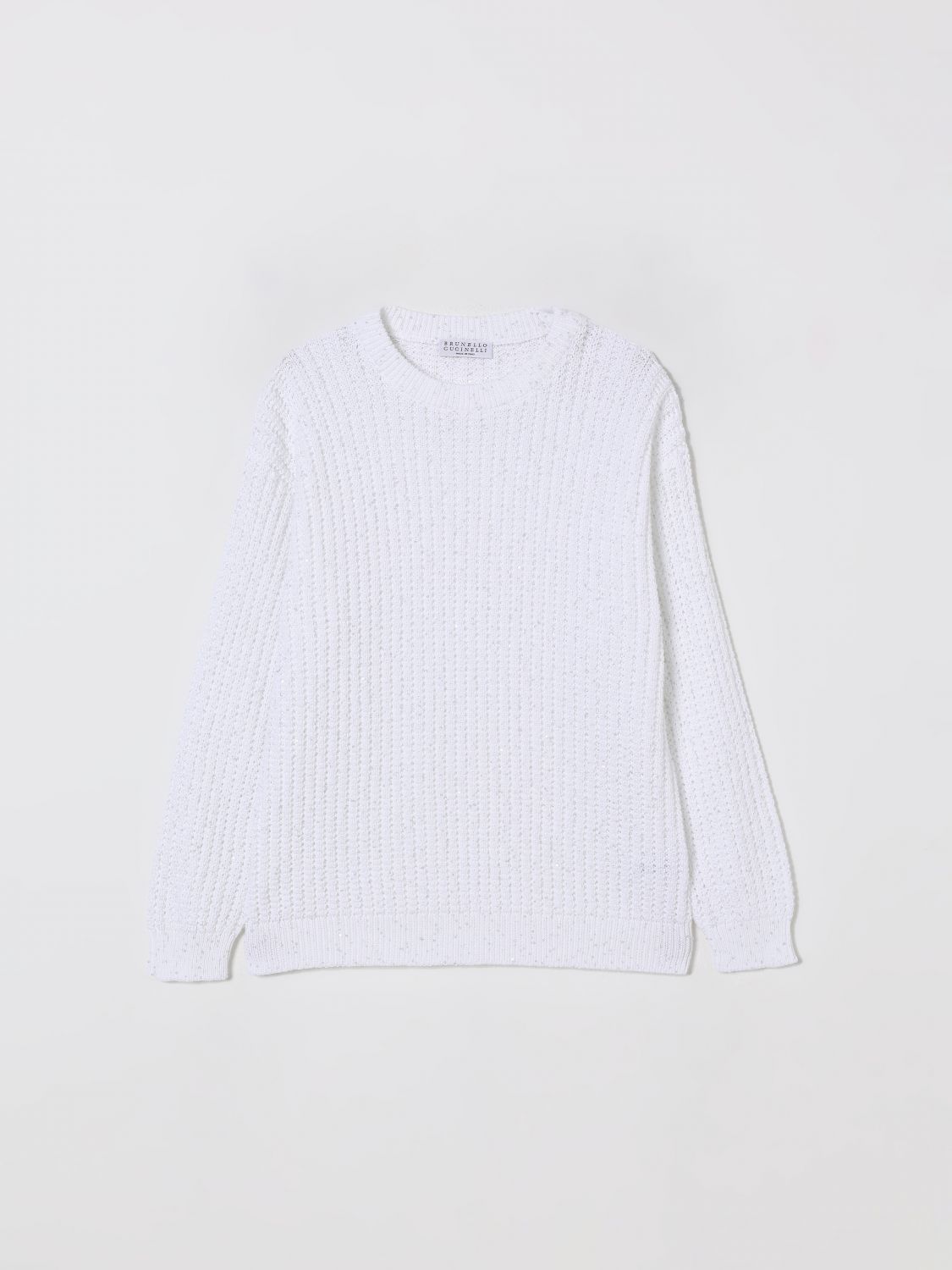 Brunello Cucinelli Sweater  Kids Color White In White