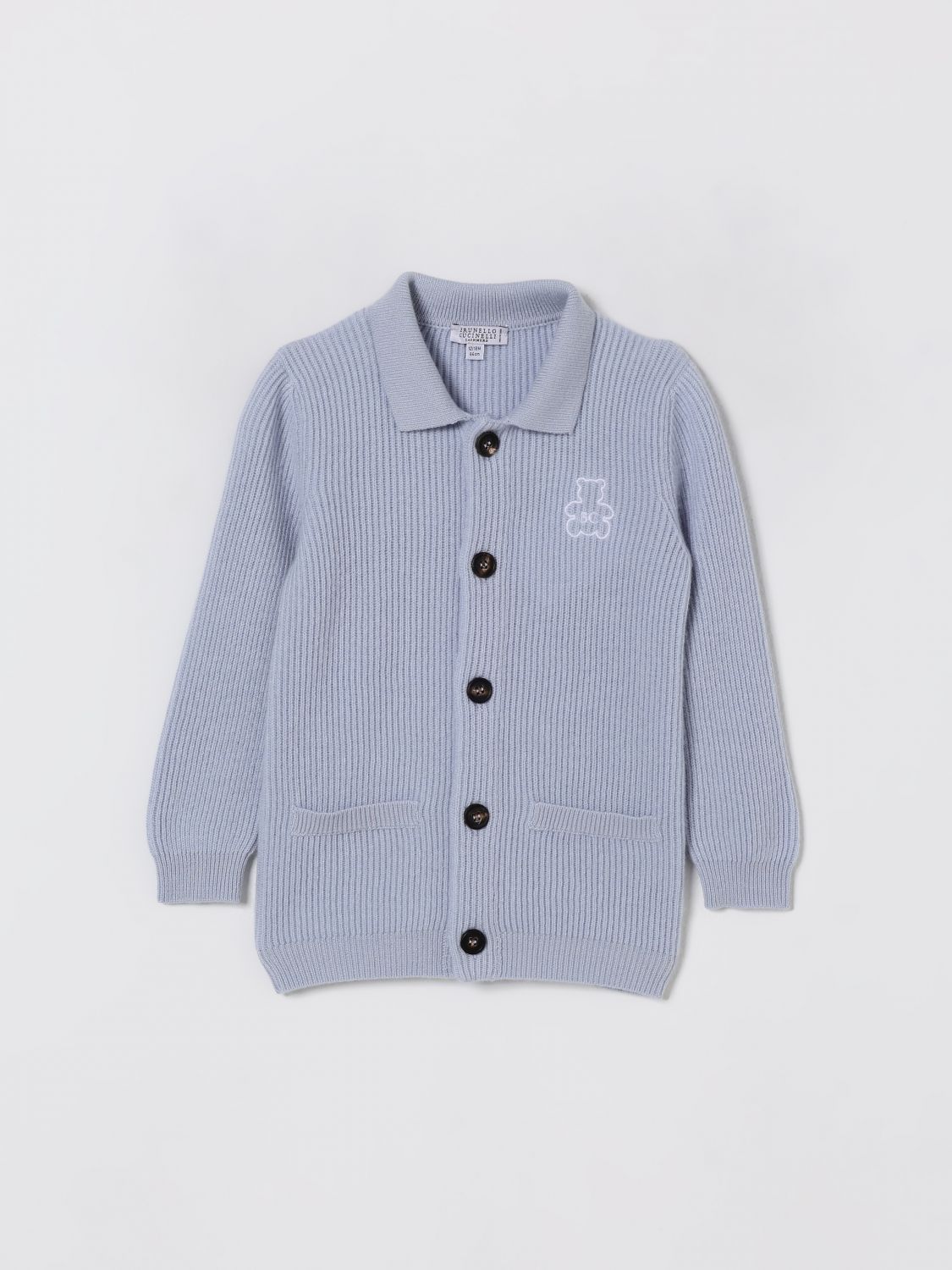 Brunello Cucinelli Sweater  Kids Color Sky In Multi