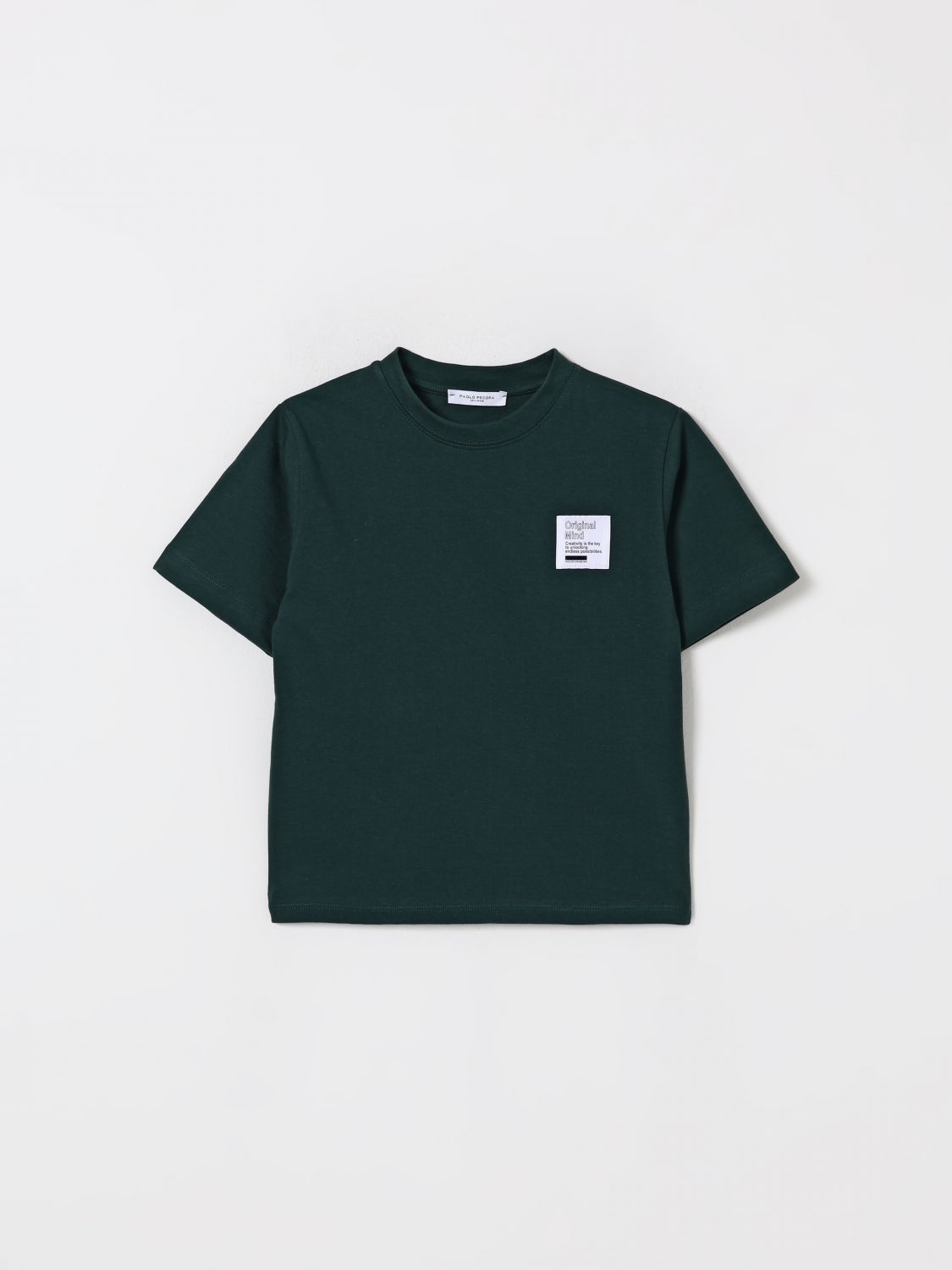 Paolo Pecora T-shirt Kids Color Green In Green