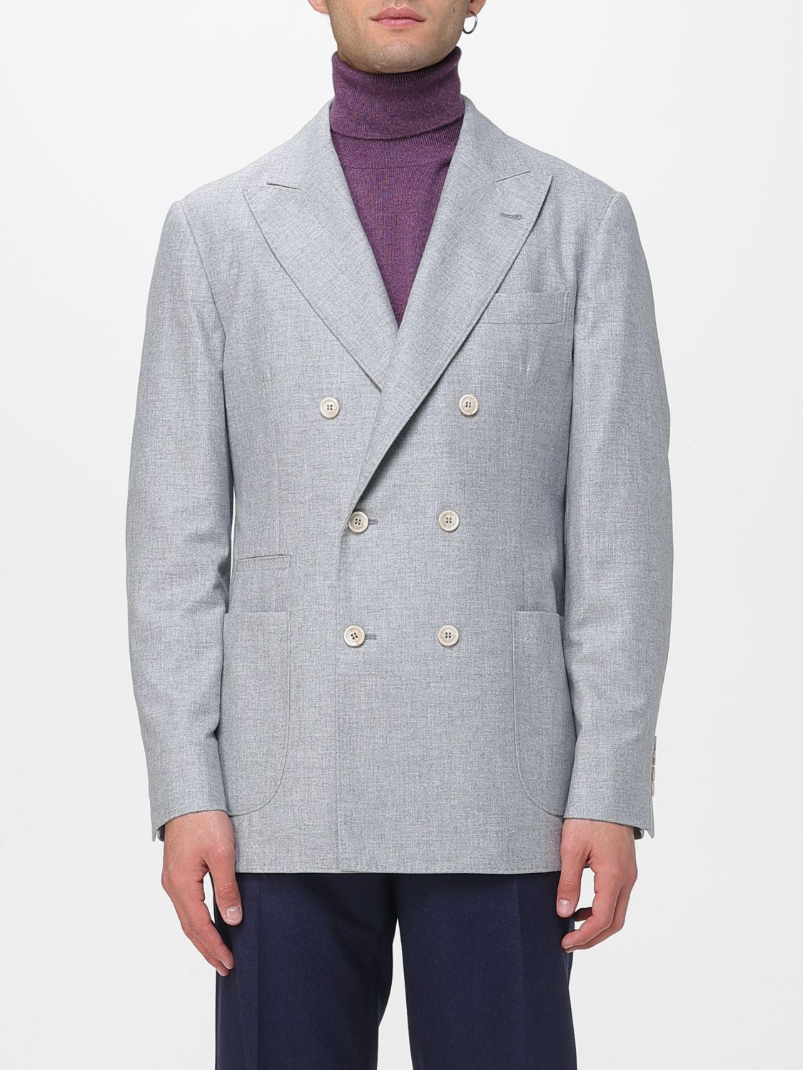 外套 BRUNELLO CUCINELLI 男士 颜色 灰色