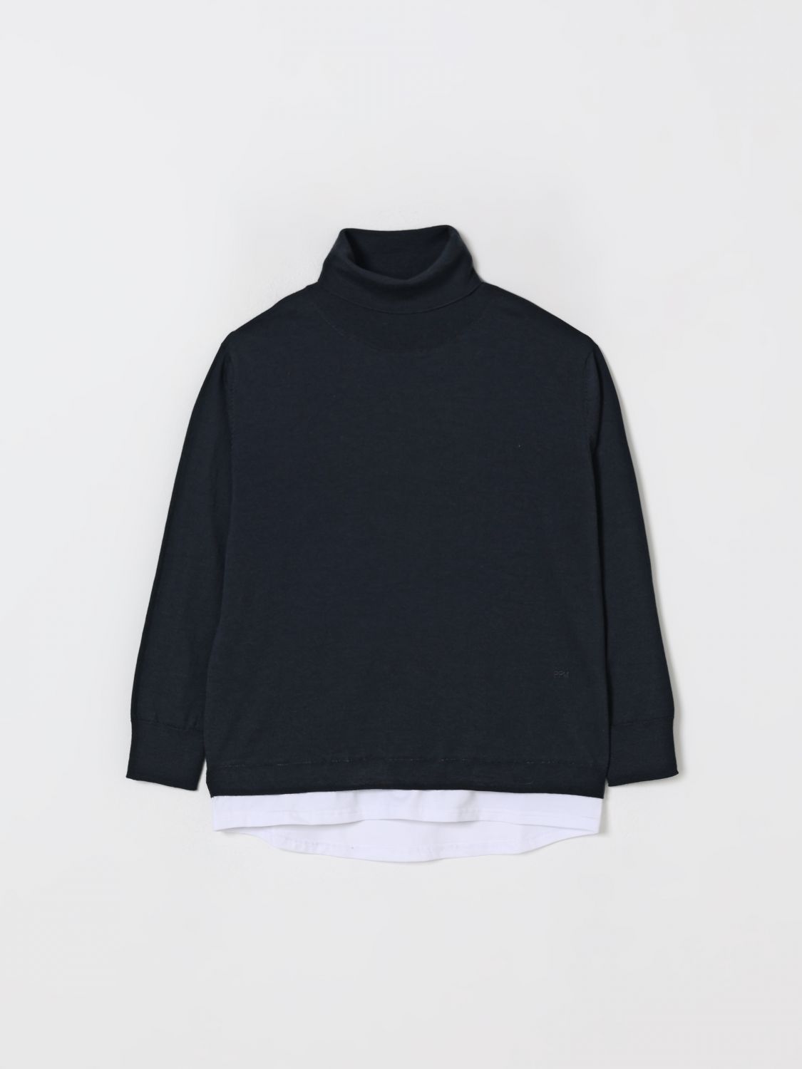 Paolo Pecora Sweater Kids Color Grey In Blue