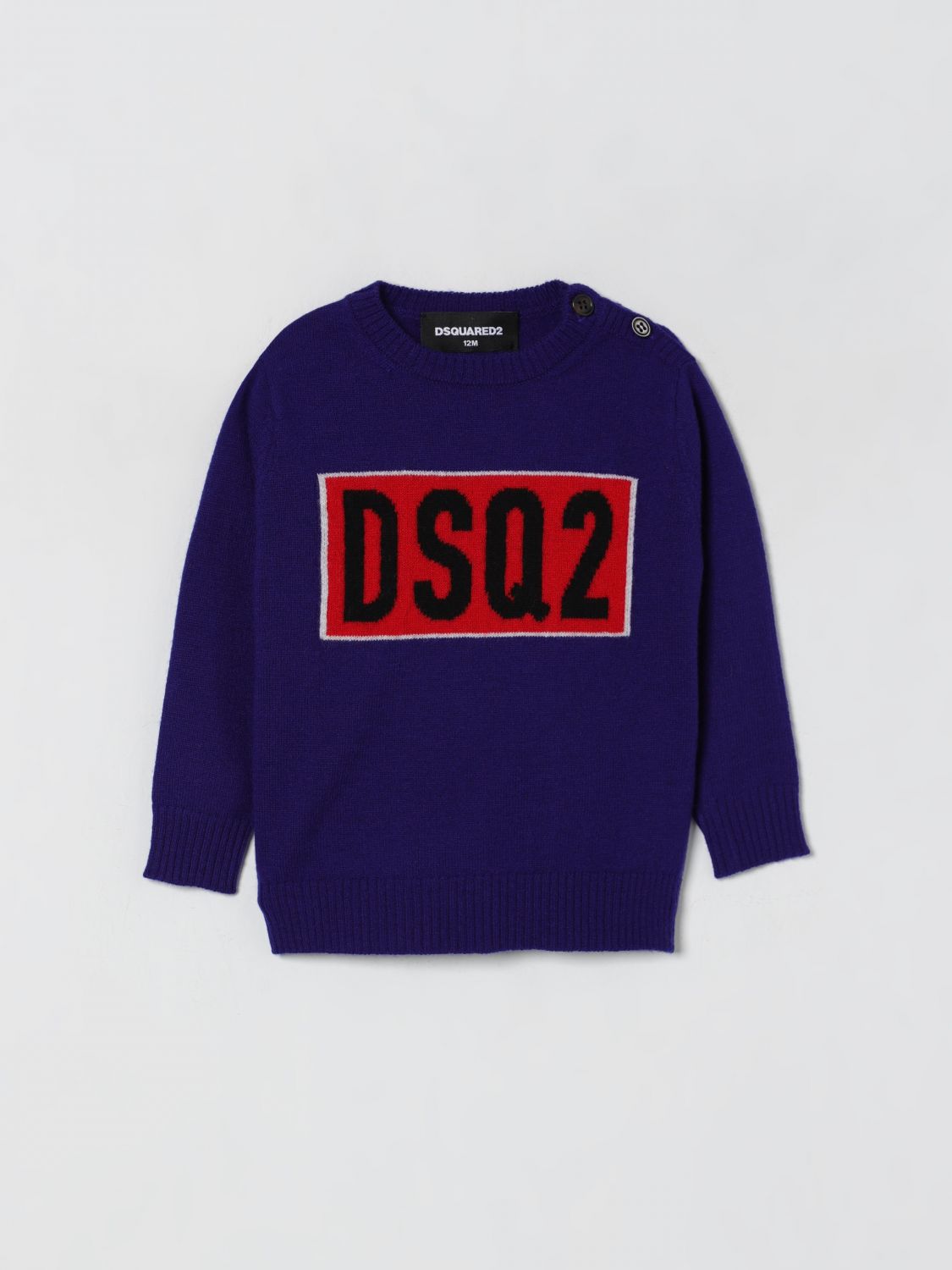 Dsquared2 Sweater Kids Color Blue In Blue