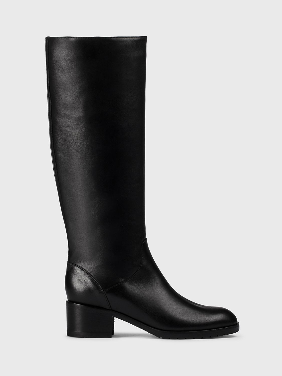 Doucal's Block-heel Leather Boots In Black