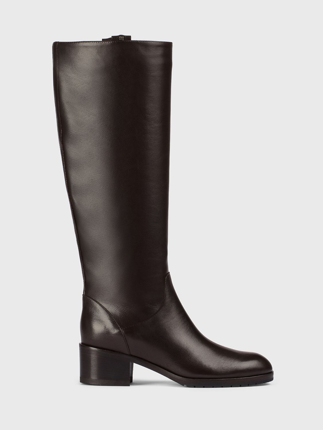 Doucal's Block-heel Leather Boots In Brown