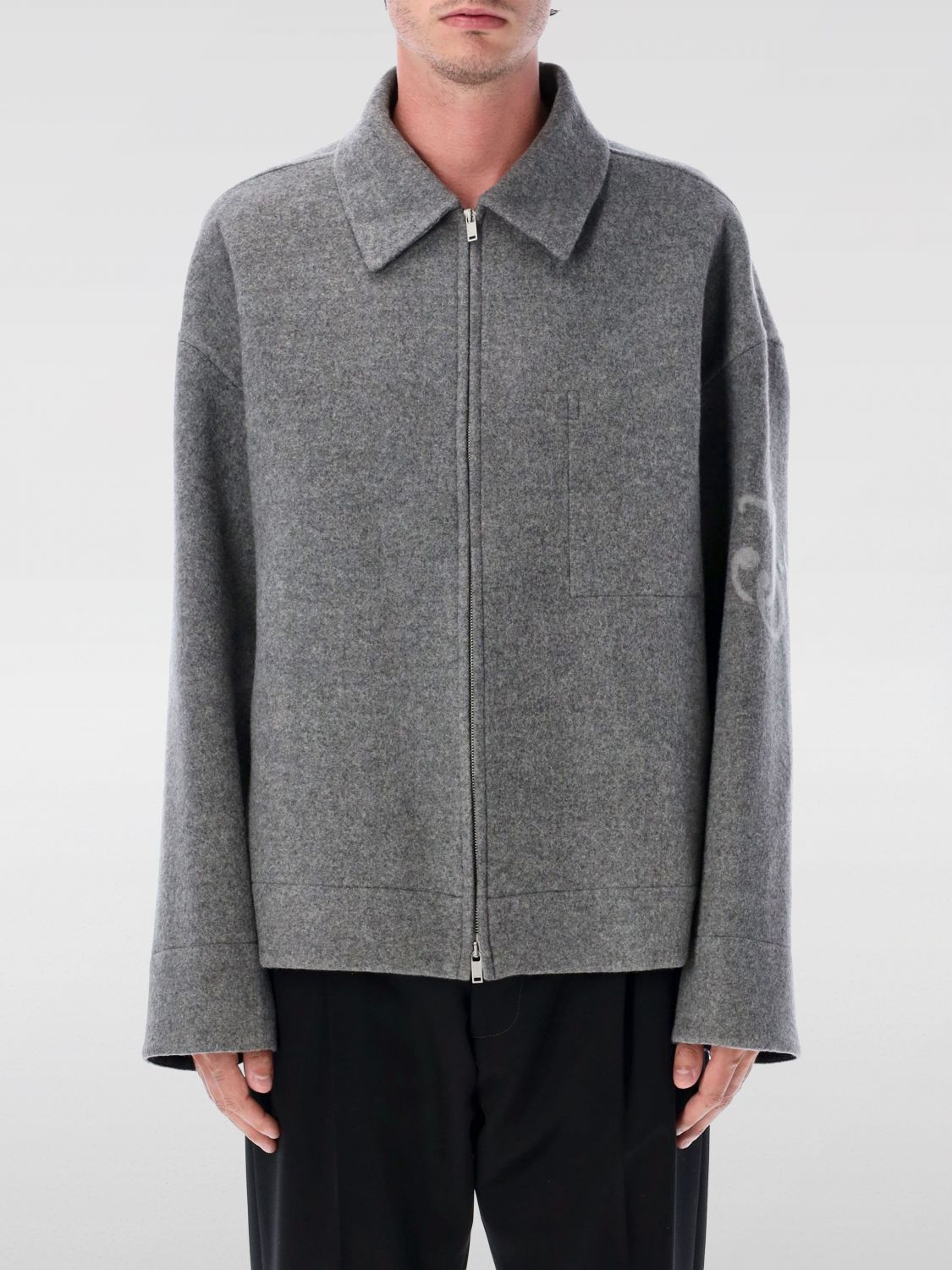 Jil Sander Blouson 170 Emb Db In Gray
