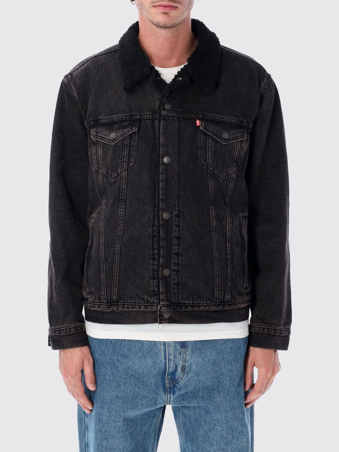 Levi's Type 3 Sherpa Trucker Jacket Built To Last Sherpa Trk In Black